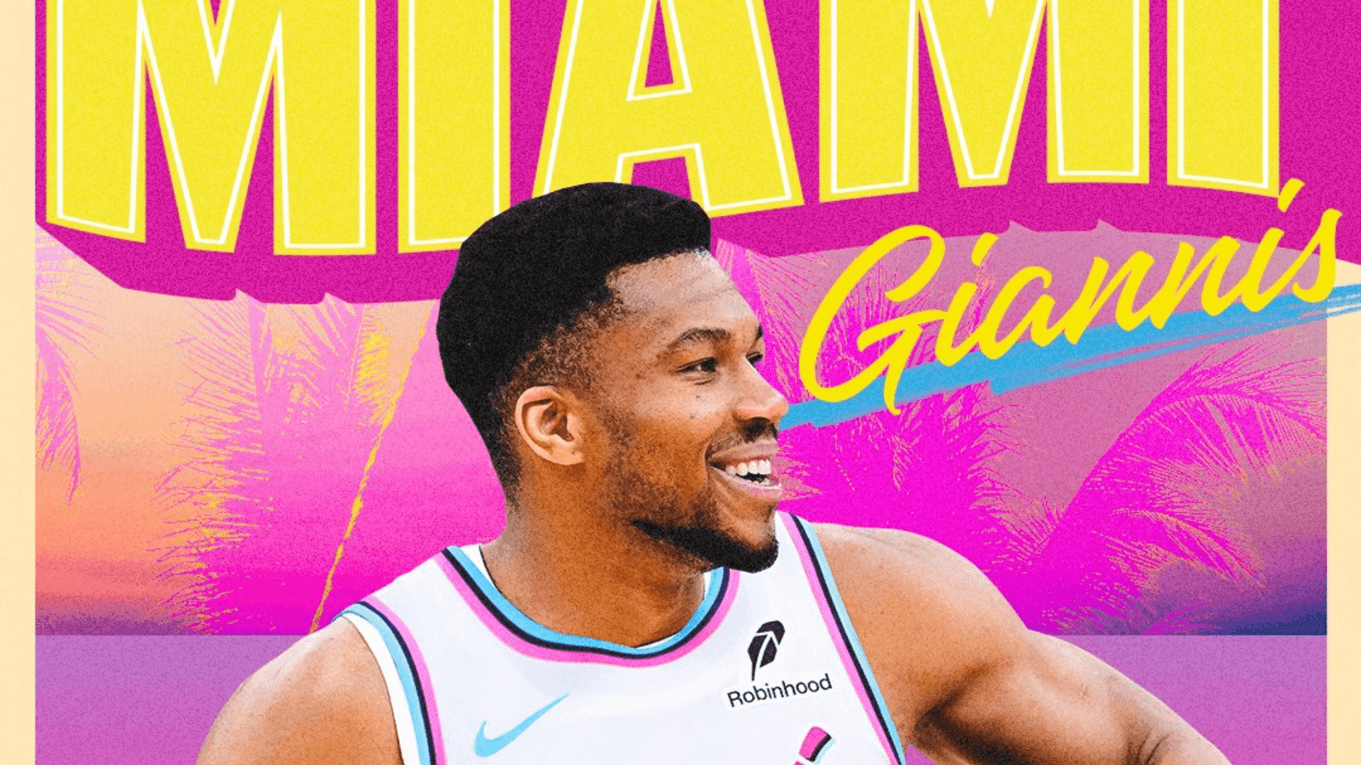 Giannis Antetokunmpo é anunciado pelo Miami Heat