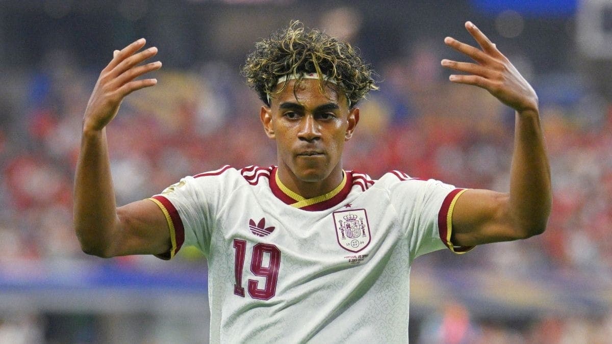 Lamine Yamal contra Portugal