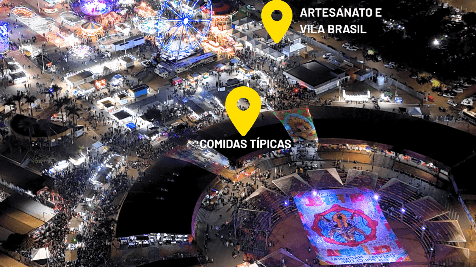O evento acontece dentro do 62º Festival do Folclore