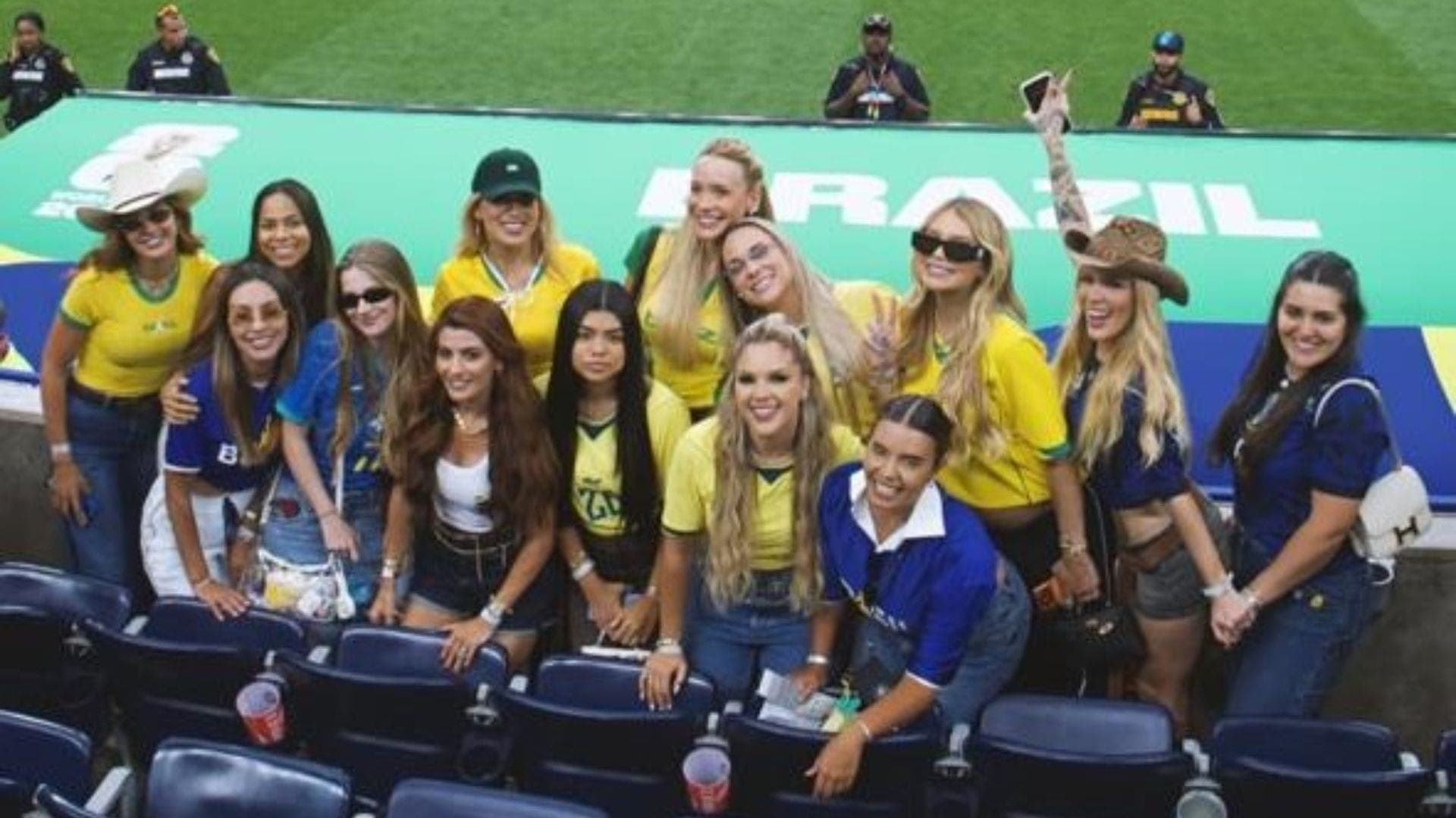 WAGs ou Selesposas em Brasil X Japão