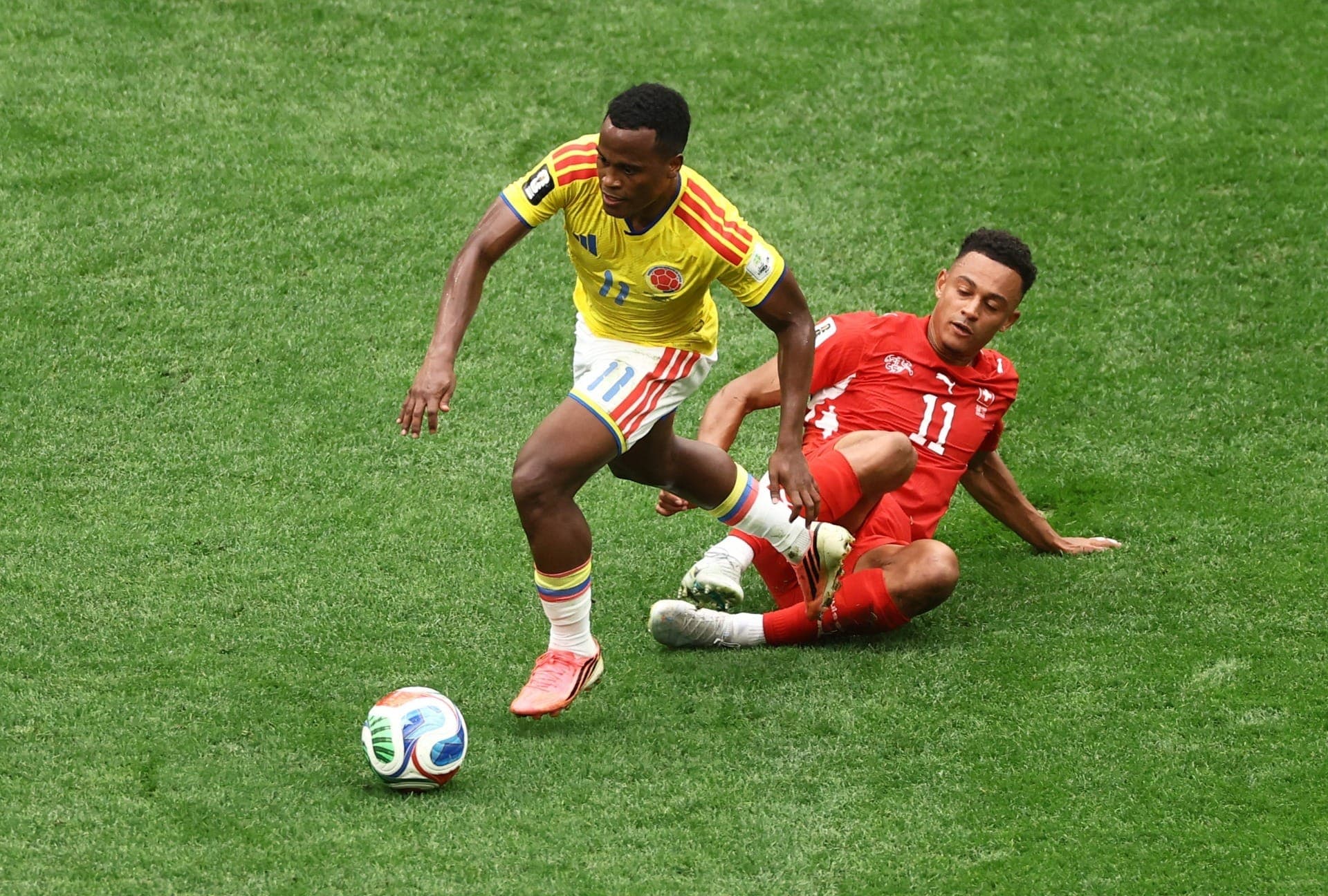 Jhon Arias e Dan Ndoye