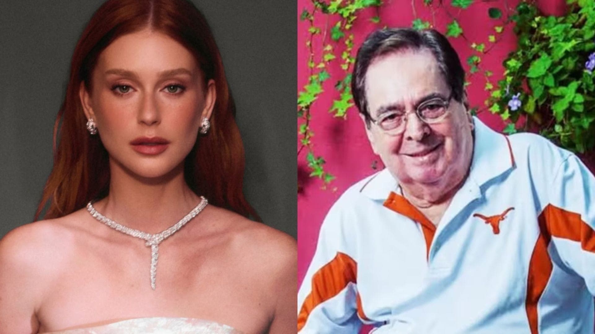 Marina e Benedito Ruy Barbosa causam confusão