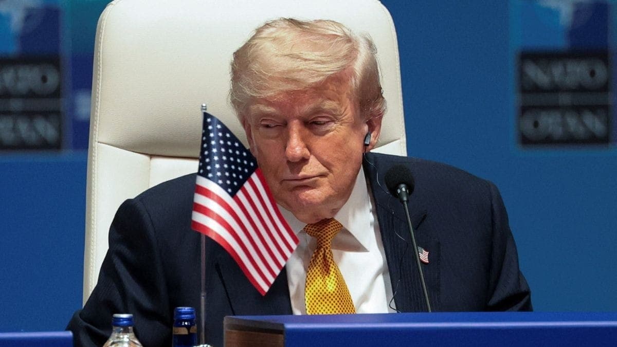 Donald Trump na cúpula da Otan em Ancara, na Turquia