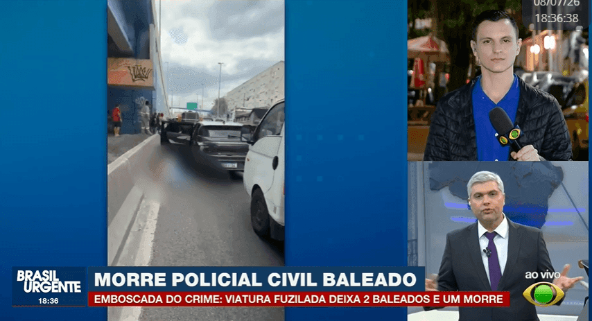Policial civil é morto em viatura descaracterizada no Rio