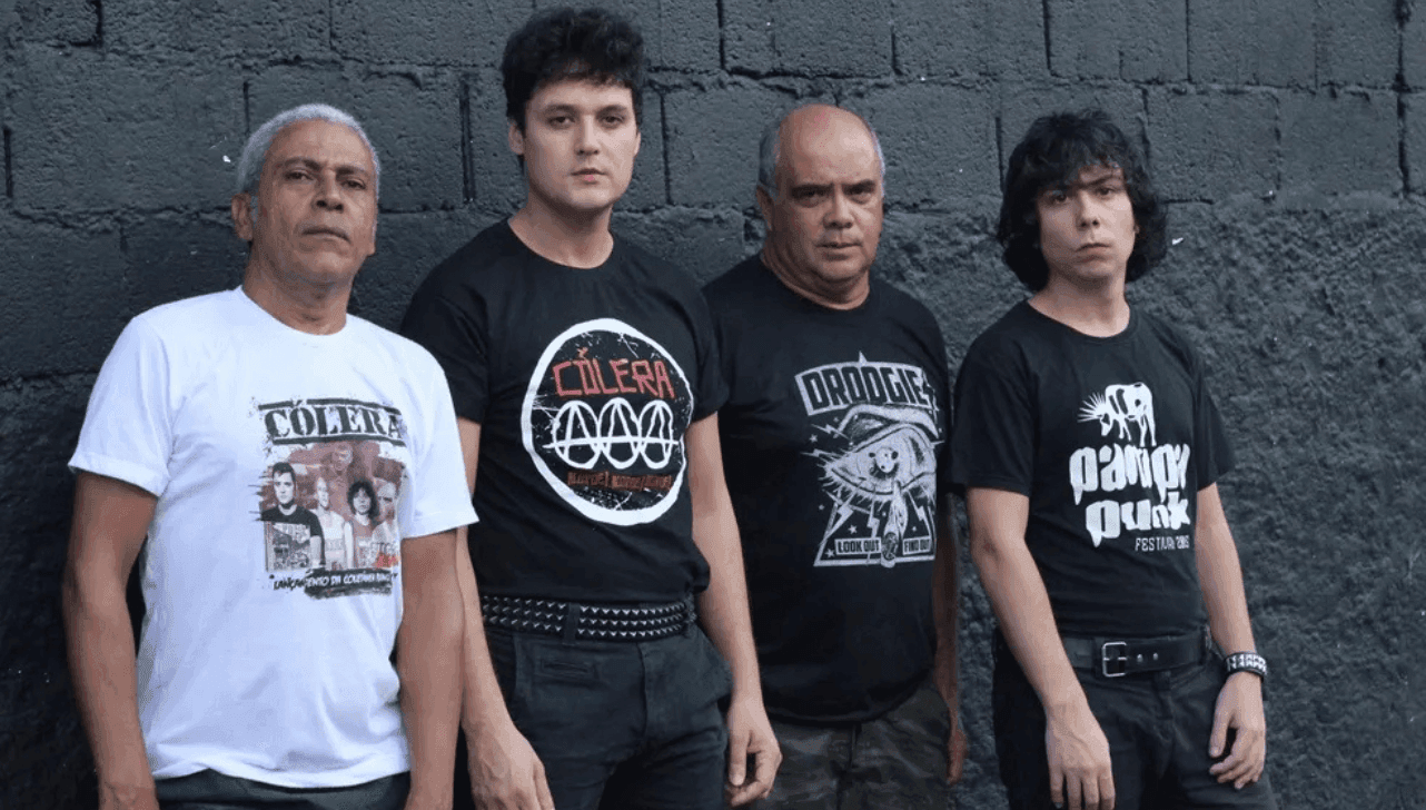 Banda Cólera se apresenta em Campinas