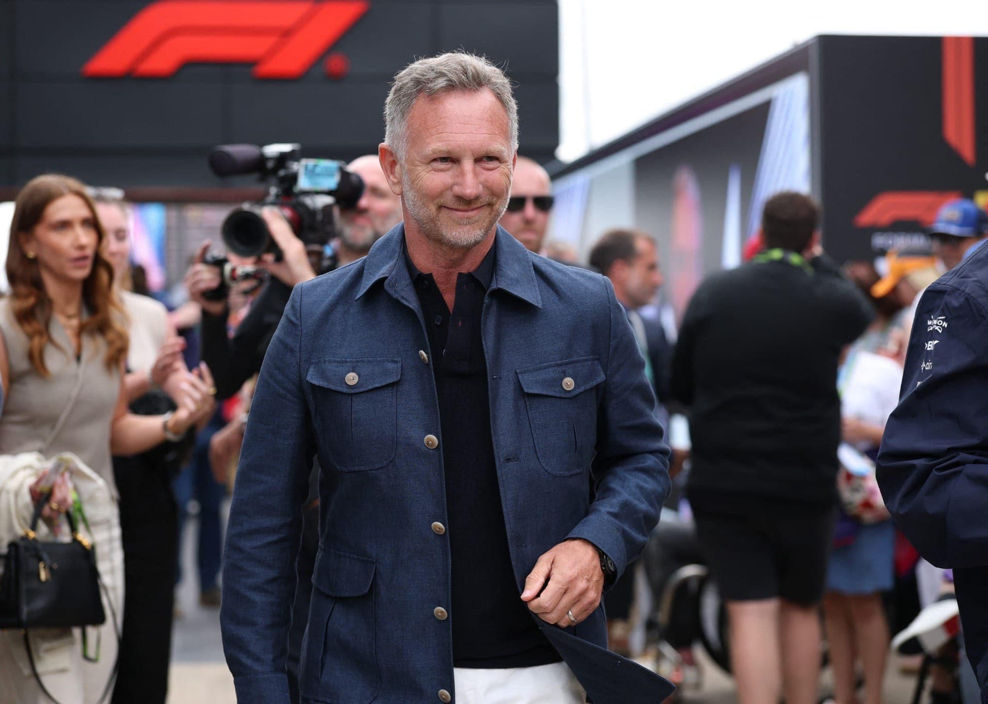 Christian Horner esteve presente no GP da Inglaterra de Fórmula 1