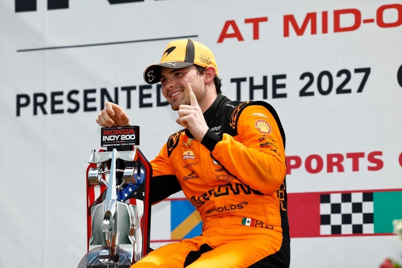 Pato O'Ward conquistou o GP de Mid-Ohio da IndyCar