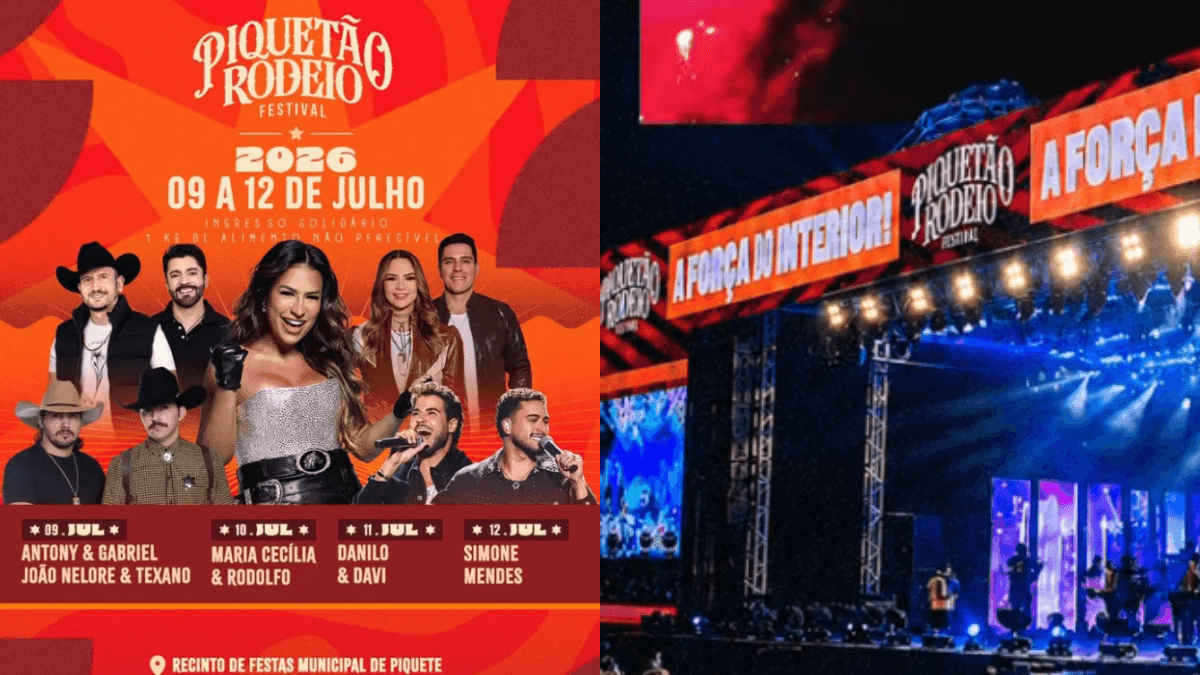 Piquetão Rodeio Festival 2026: Veja a programação completa em Piquete
