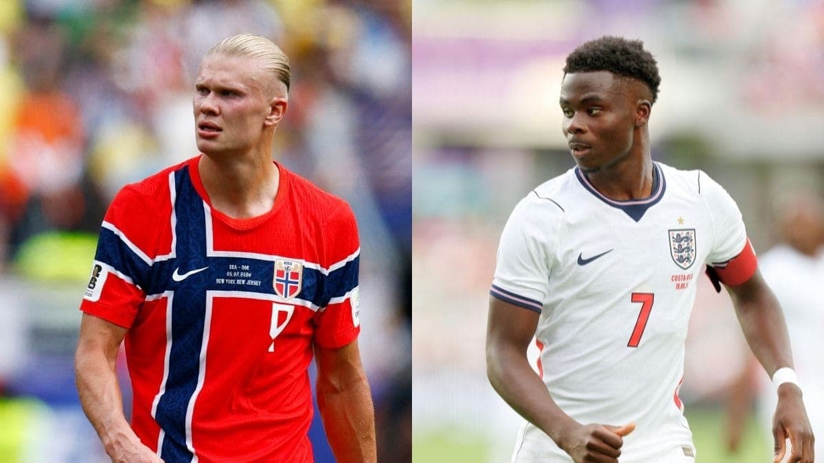 Haaland, do City, e Saka, do Arsenal