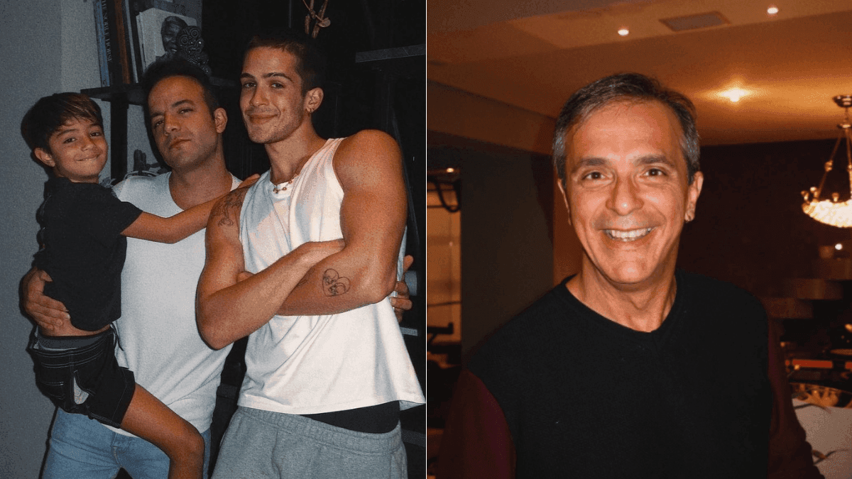 João Guilherme via padrasto como pai