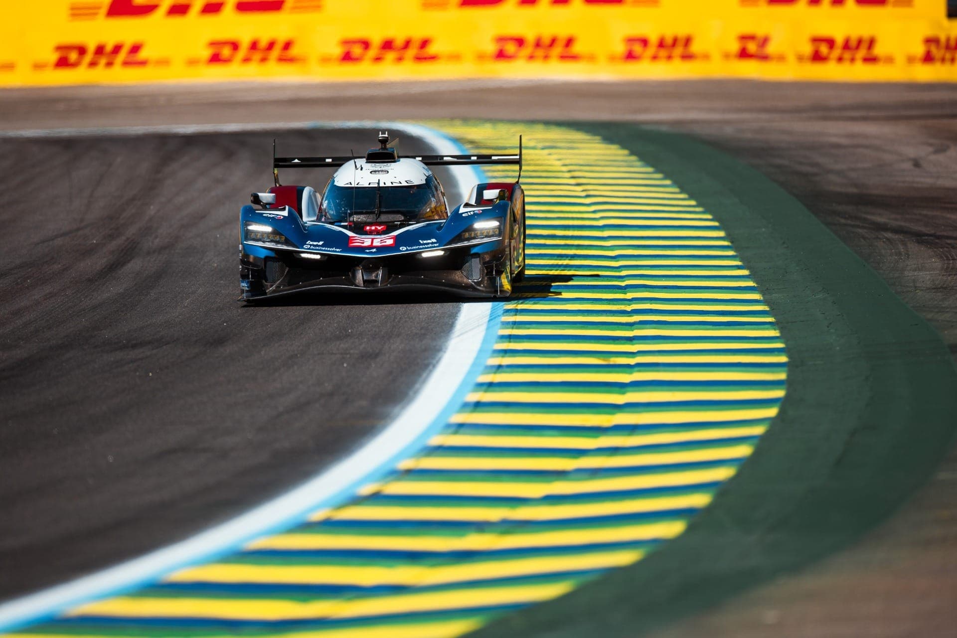 Alpine #35 lidera treino livre 3 da 6 Horas de São Paulo; Derari é 4º