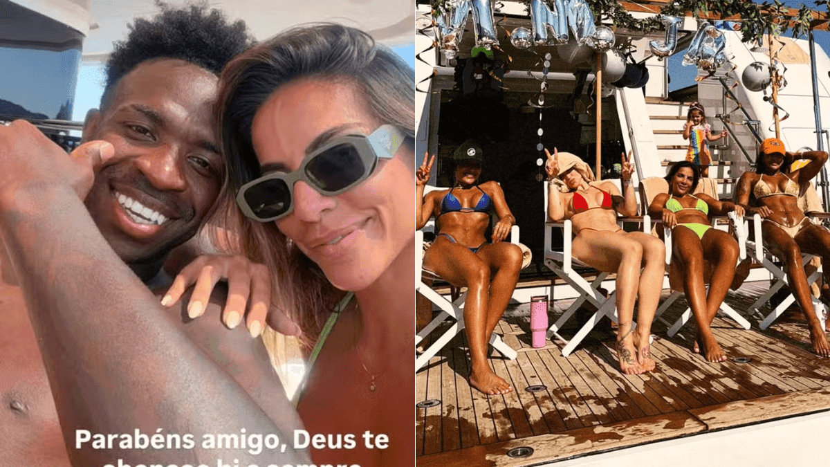 Virginia estaria em festa de Vini Jr. na Itália