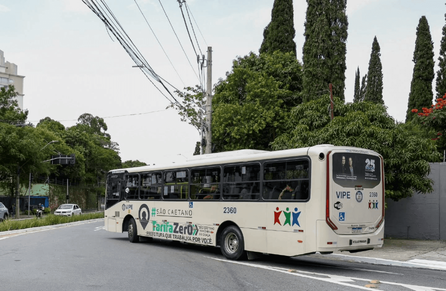 Ônibus do Tarifa Zero em São Caetano do Sul