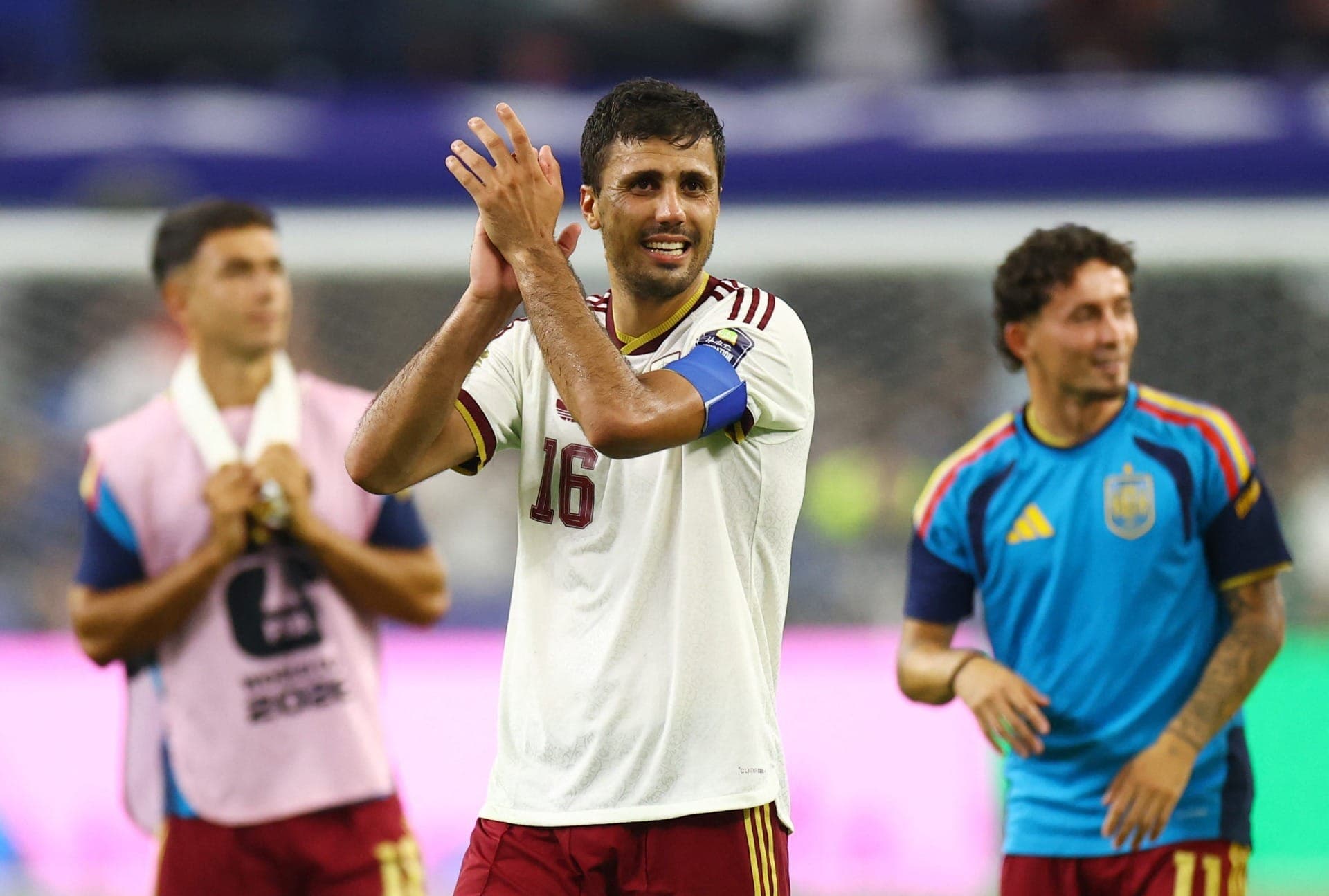 Rodri comemora classificação da Espanha à final da Copa do Mundo