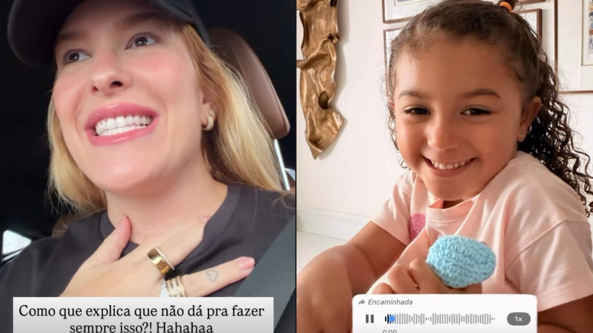 Filha de Lore Improta recebeu elogio de Shakira