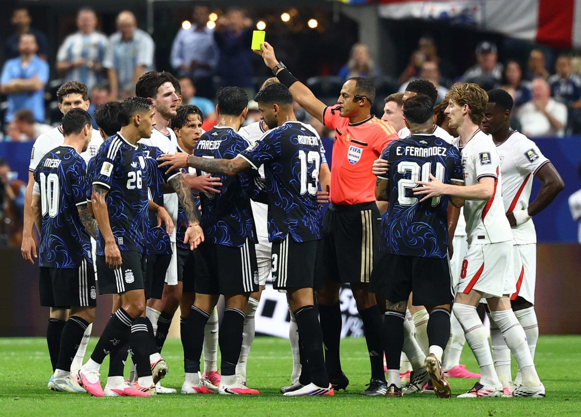 Inglaterra x Argentina em jogo válido pela semifinal da Copa do Mundo