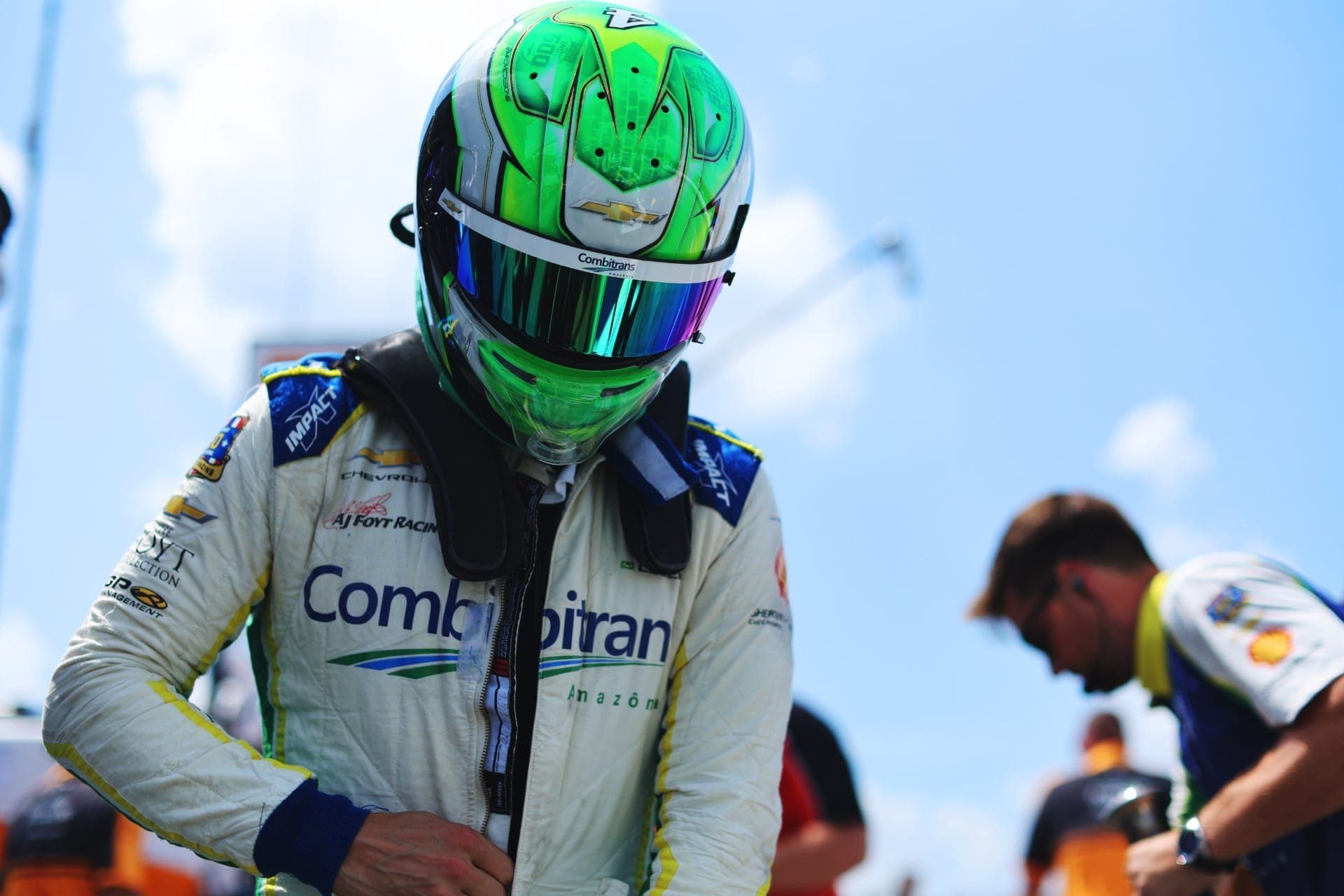 Caio Collet volta a acelerar no oval na etapa de Nashville da Indy