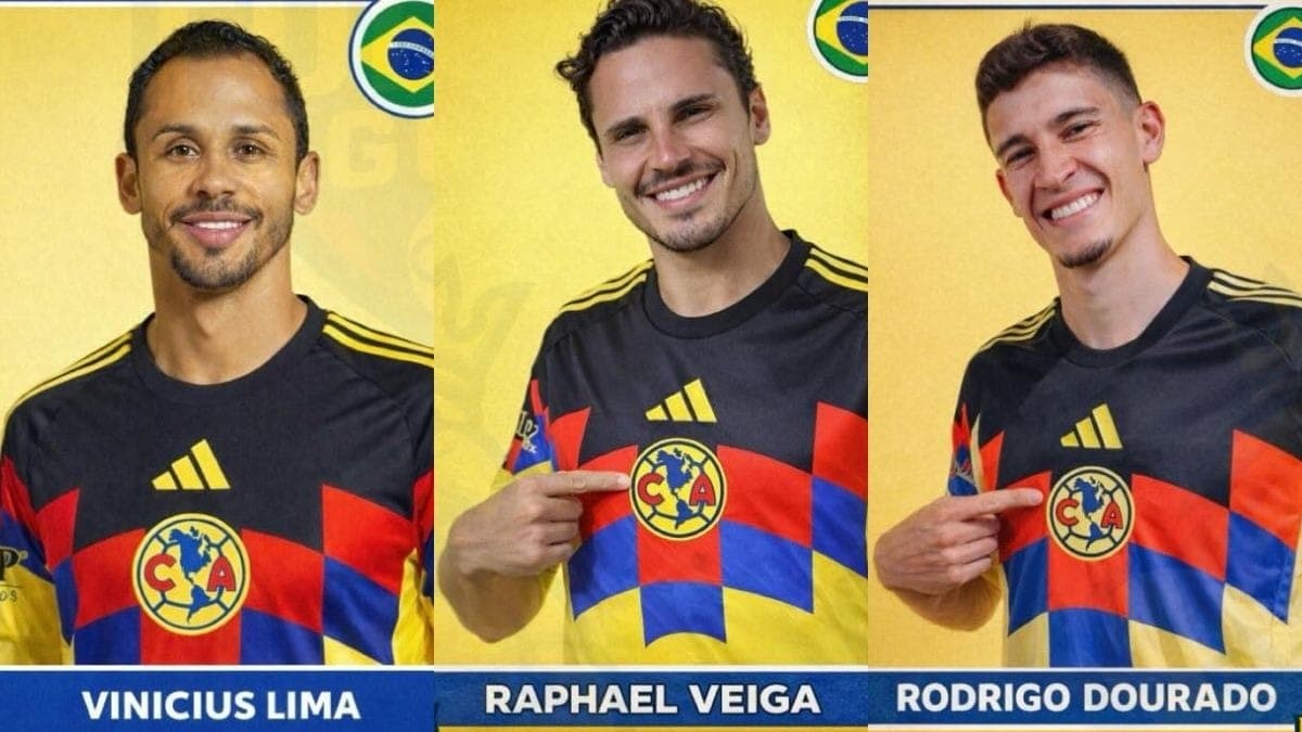 Lima, Raphael Veiga e Dourado estão no América-MEX