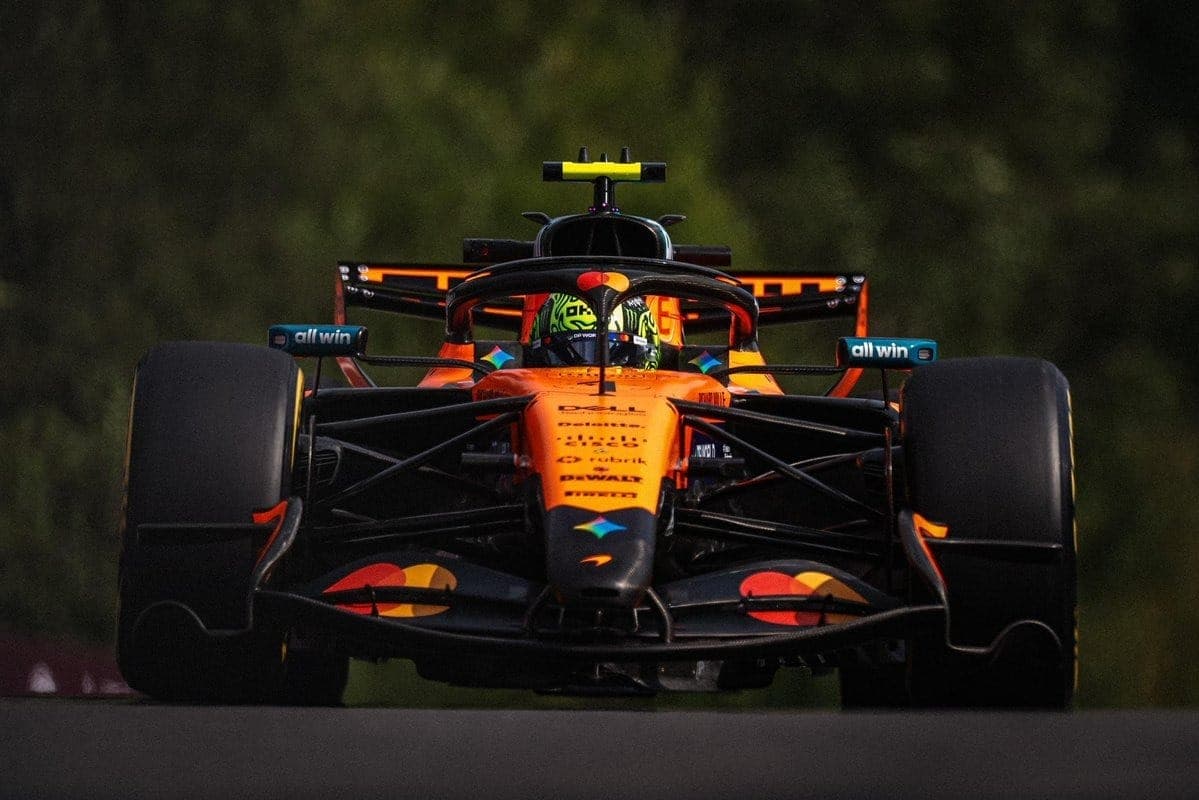 Norris ficou na 2ª posição no TL2 do GP da Bélgica