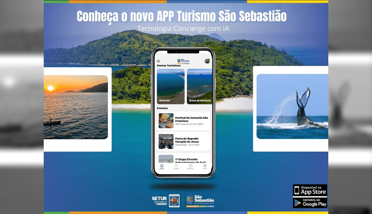 Prefeitura de São Sebastião moderniza o turismo e lança aplicativo com IA
