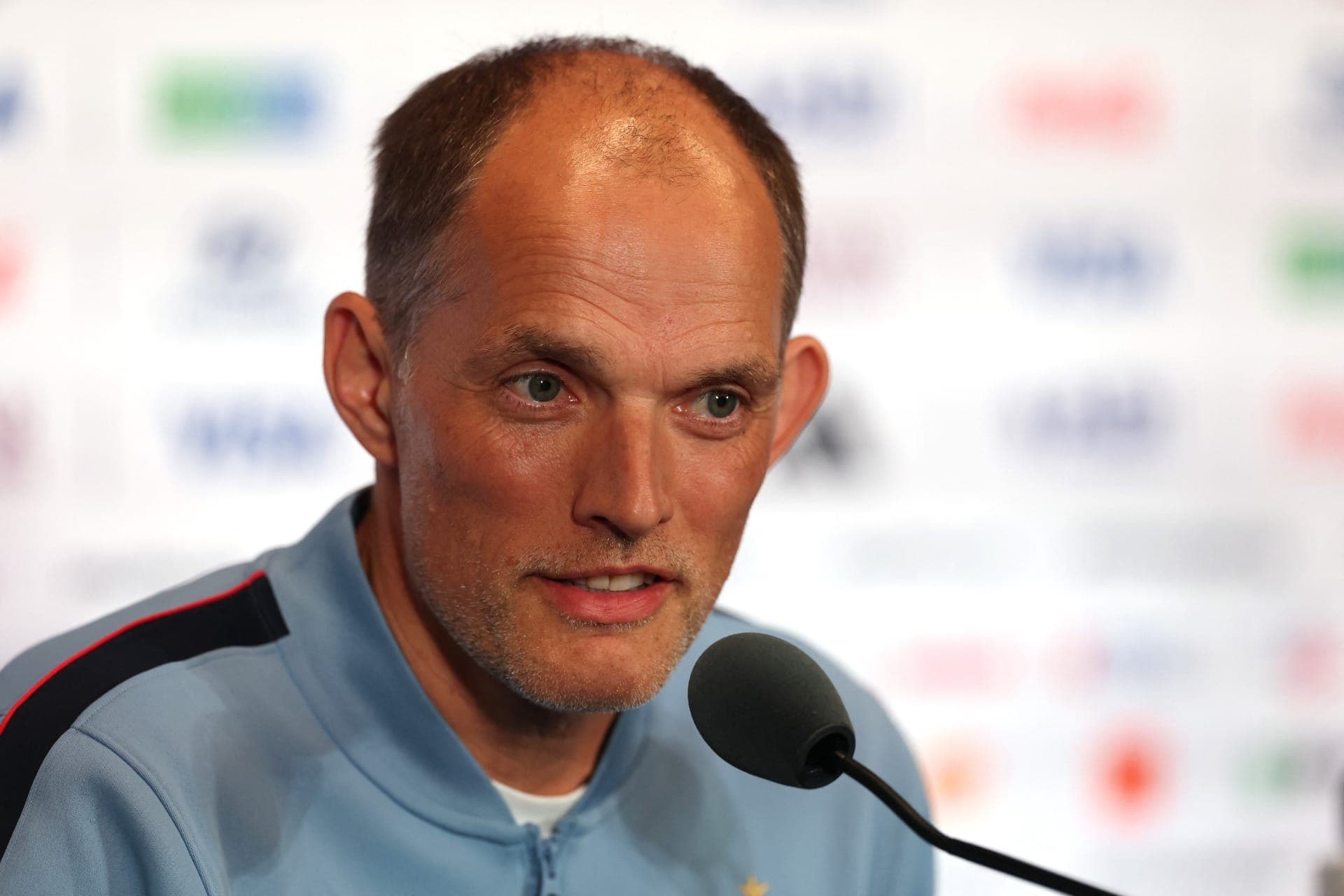 Thomas Tuchel, técnico da Inglaterra, em entrevista coletiva antes da decisão pelo 3º lugar