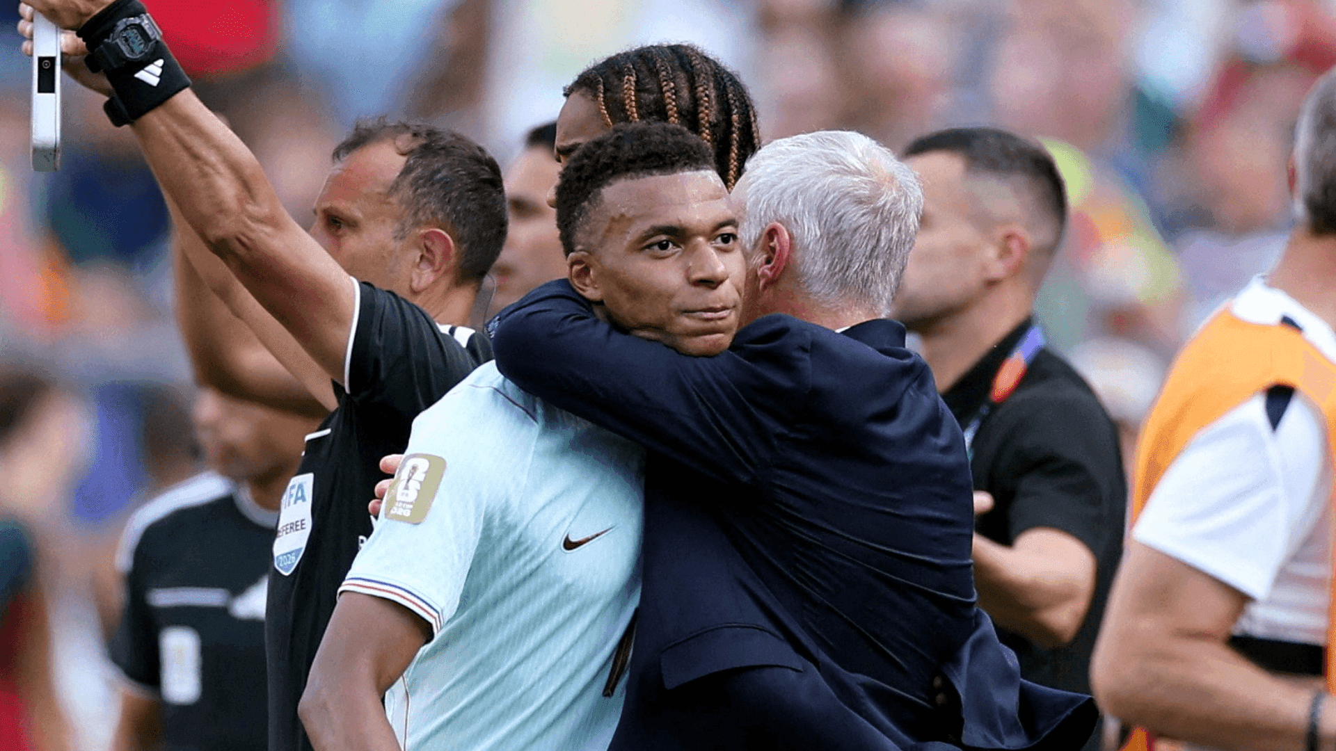 Mbappé e Deschamps
