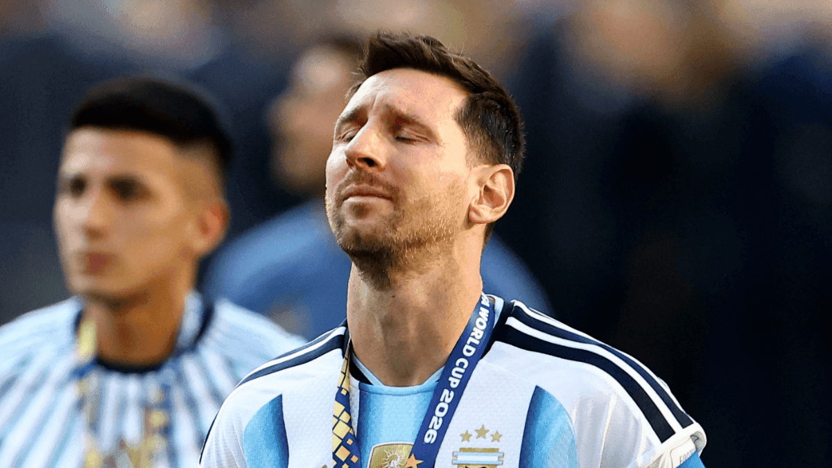 Messi chora com vice da Argentina na Copa