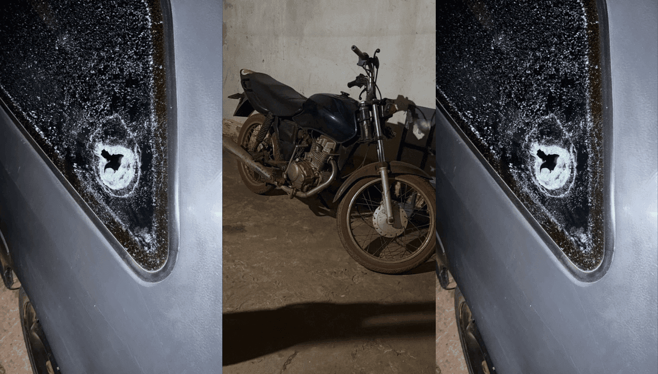 No local, um homem foi preso em flagrante por receptação e a polícia apura o envolvimento dele no homicídio doloso
