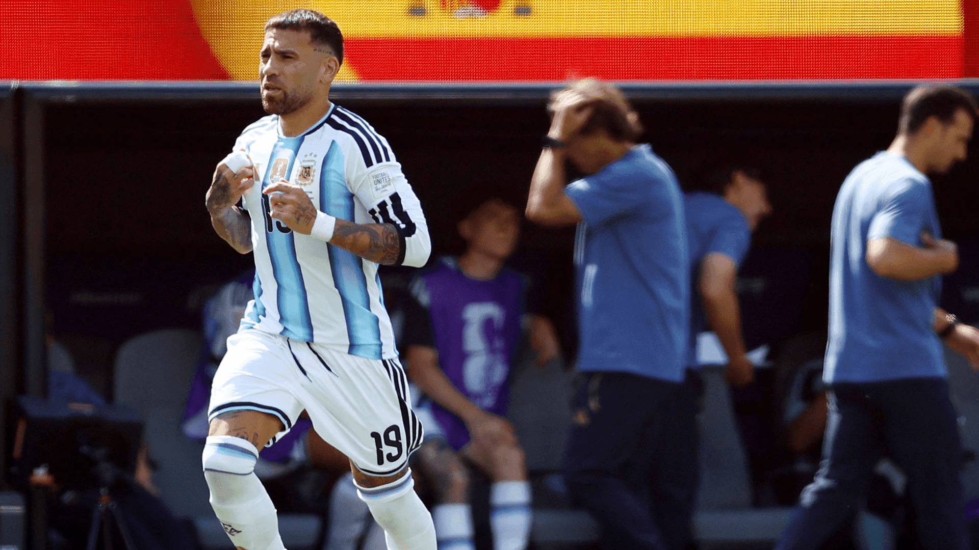 Otamendi durante a Copa do Mundo de 2026