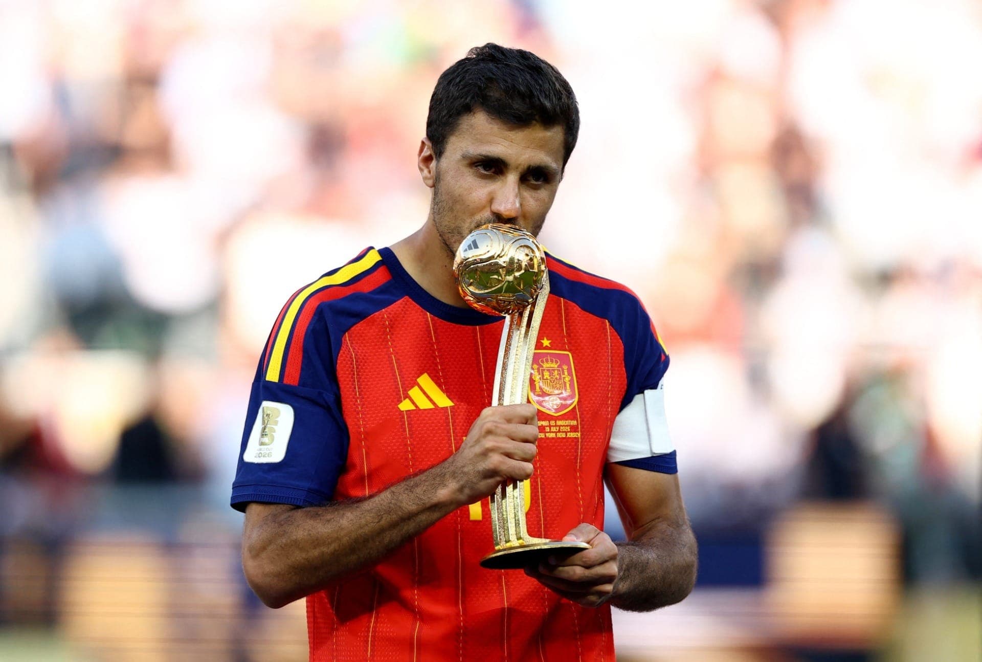 Rodri conquista o título de melhor jogador da Copa de 2026