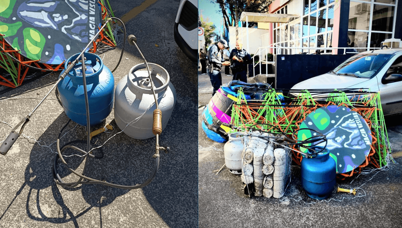 Cinco pessoas são detidas por soltura de balão em Indaiatuba