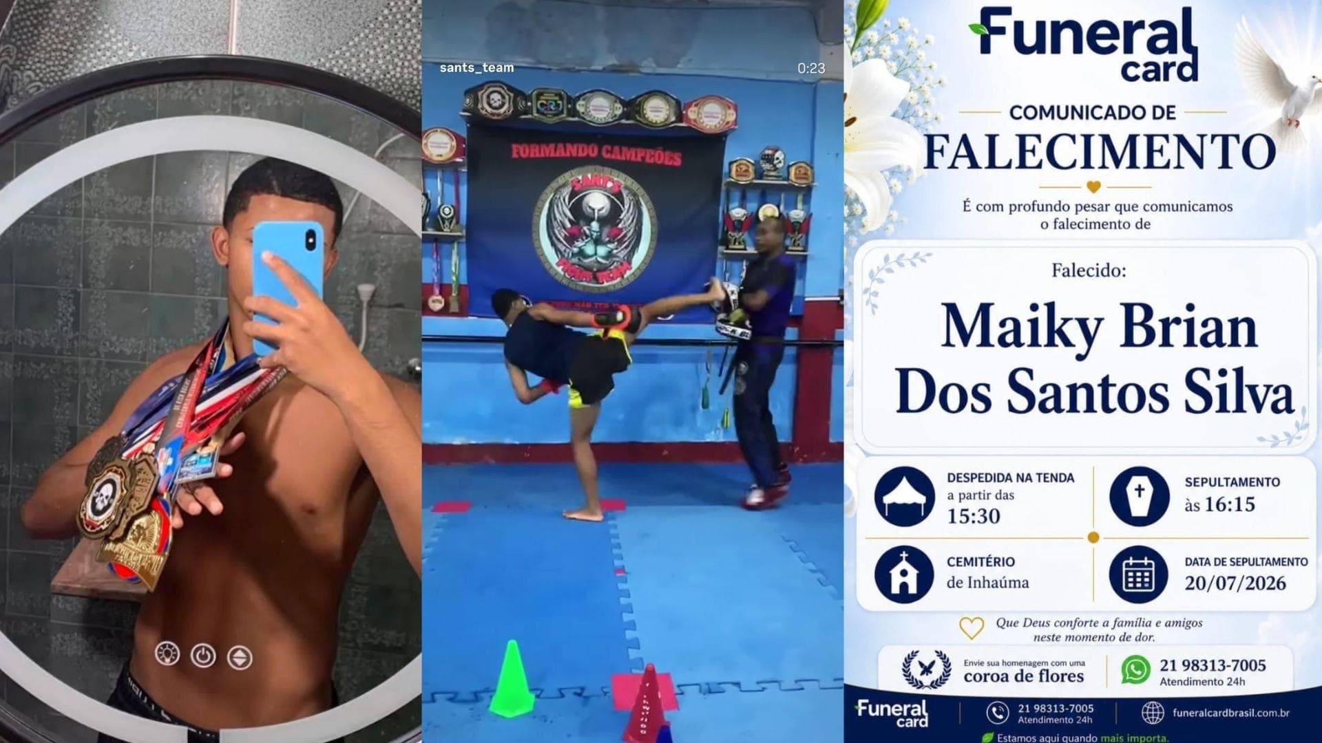 Maiky foi um dos mortos no Juramento