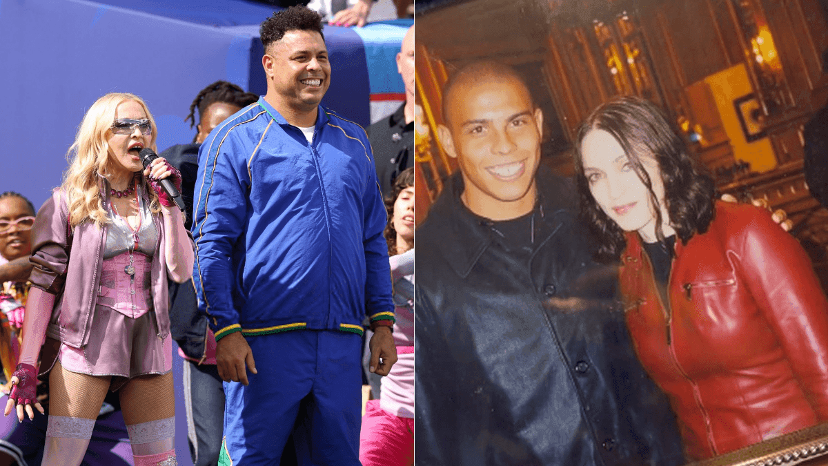 Ronaldo e Madonna se conheceram em1998