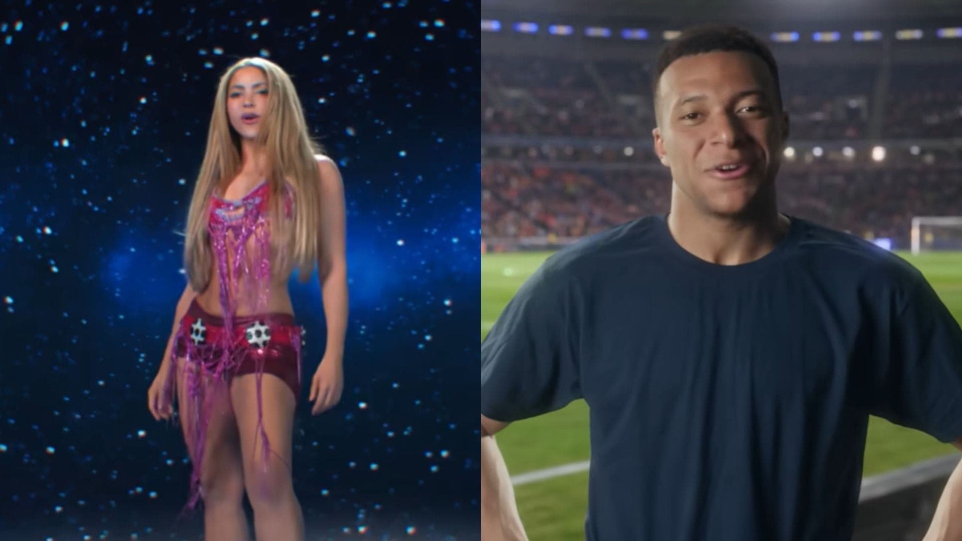 Shakira teve participação de Mbappé em clipe
