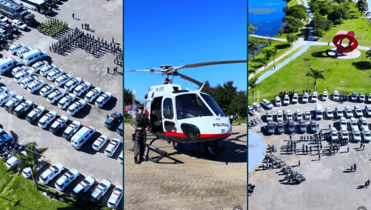 Equipes da Polícia Militar atuaram de forma integrada