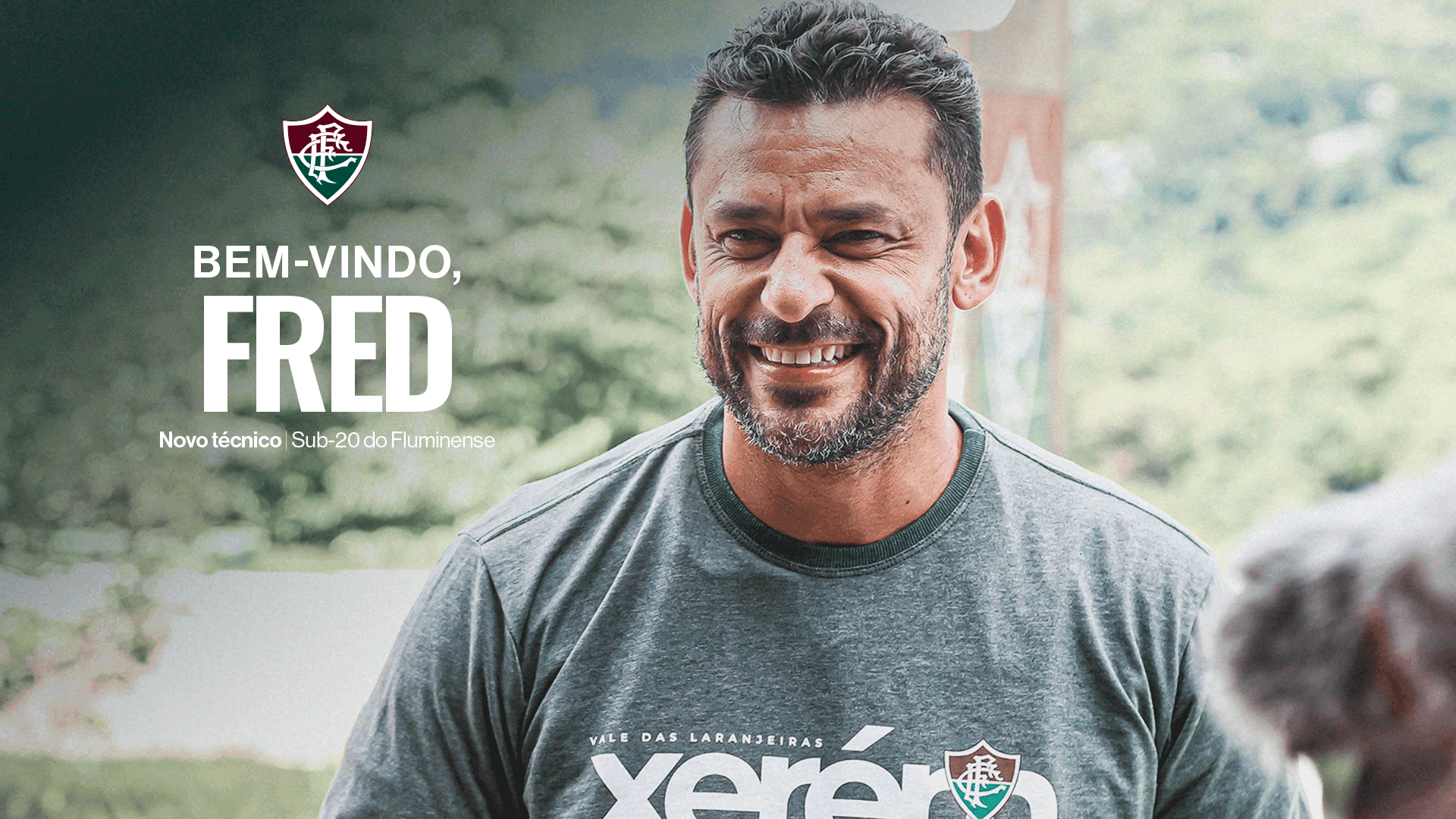 Fred é o novo técnico do Sub-20 do Fluminense