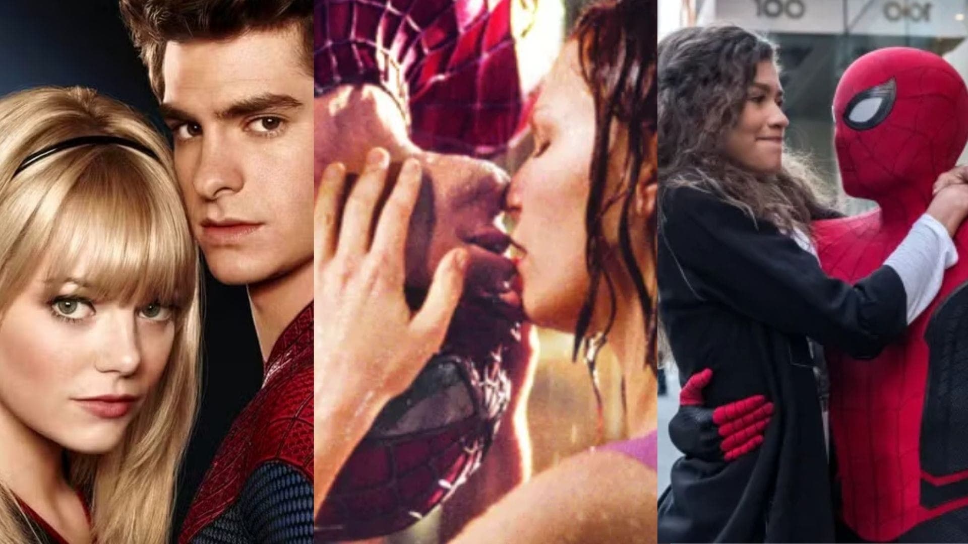Andrew Garfield, Emma Stone, Tobey Maguire, Kirsten Dunst,Tom Holland e Zendaya