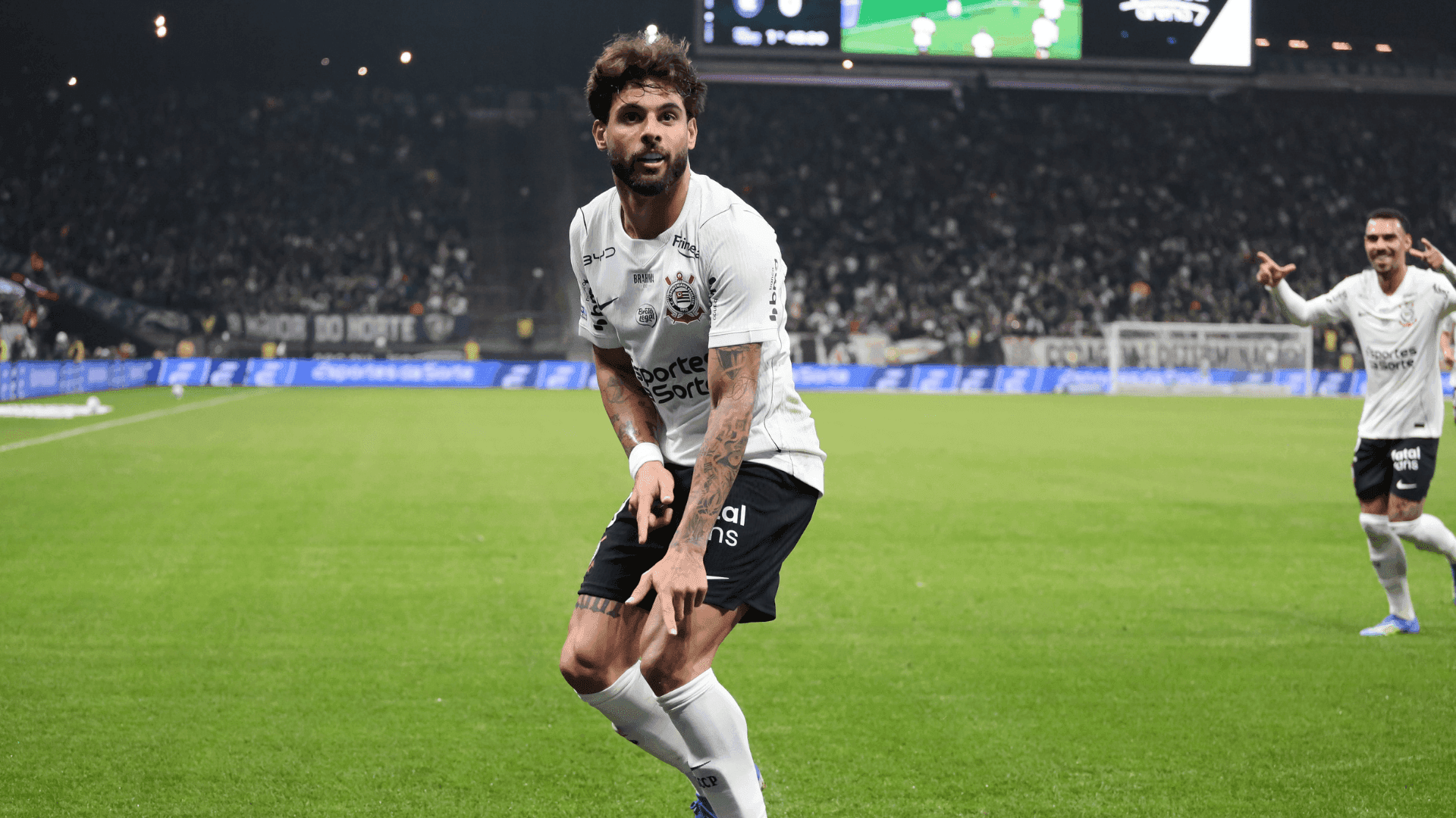 Yuri Alberto marcou um dos gols da vitória do Corinthians