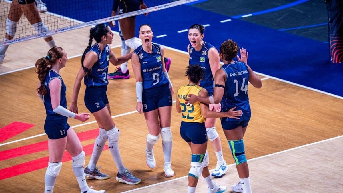 Brasil vai à final da Liga das Nações de vôlei