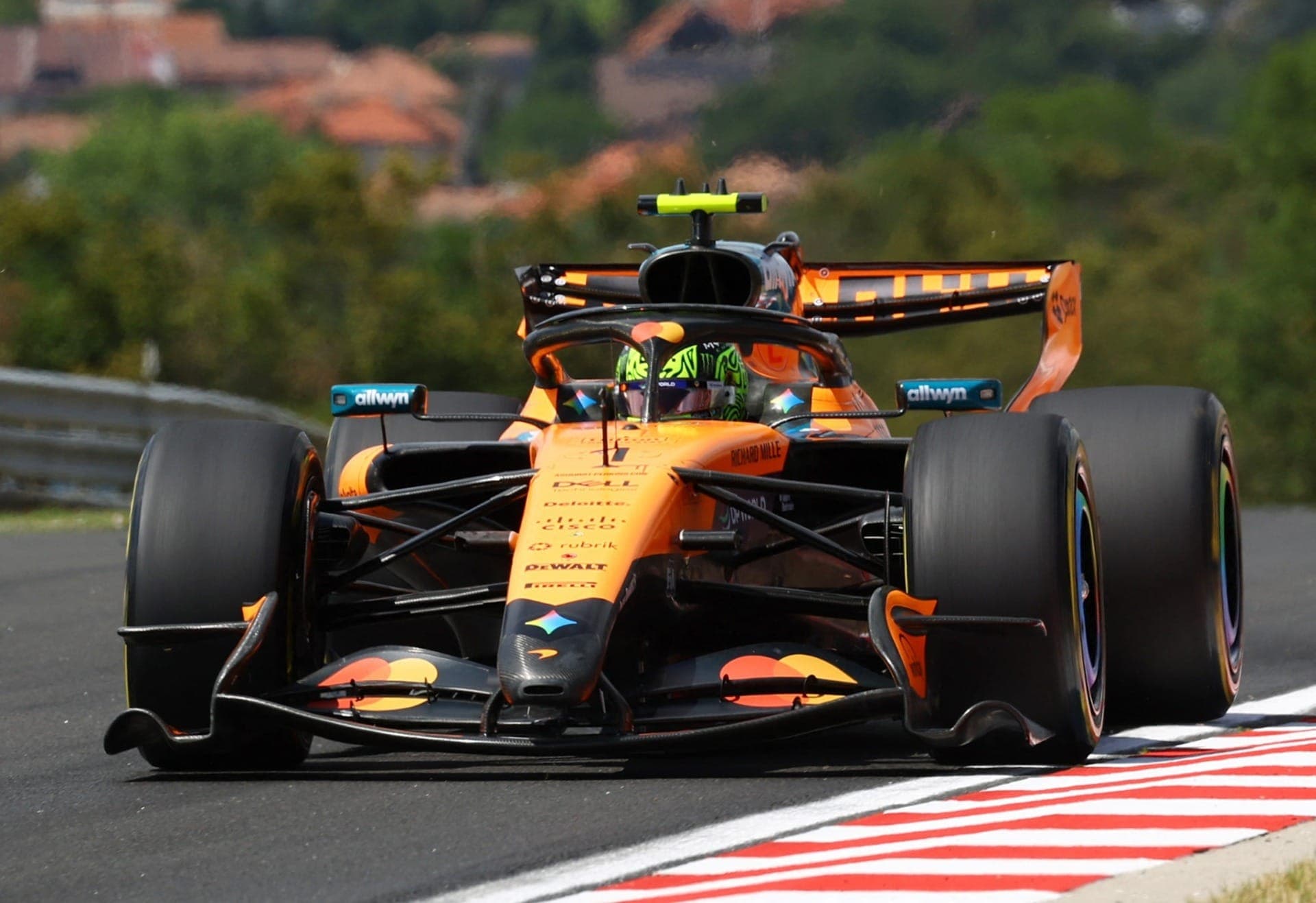 Lando Norris, da McLaren, no GP da Hungria