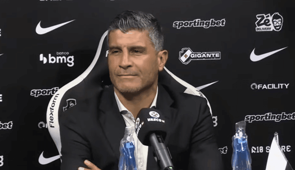 Técnico Pedro Emanuel comenta empate do Vasco