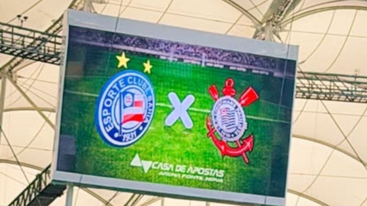 Bahia x Corinthians se enfrentam na Arena Fonte Nova