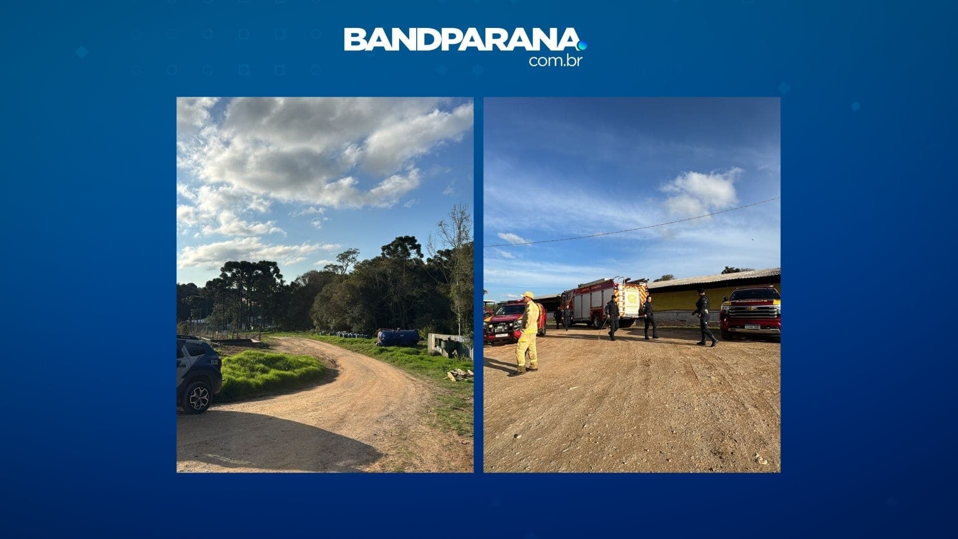 Equipe dos Bombeiros mobilizada para encontrar criança
