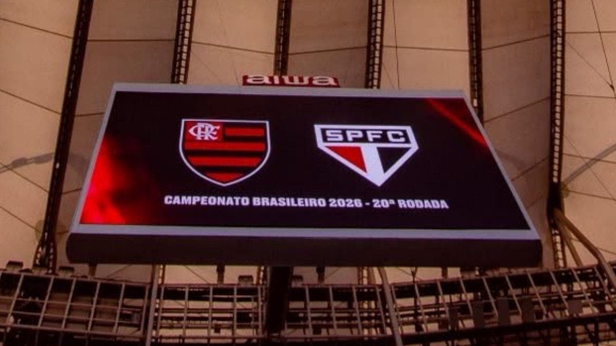 Flamengo e São Paulo se enfrentam no Maracanã