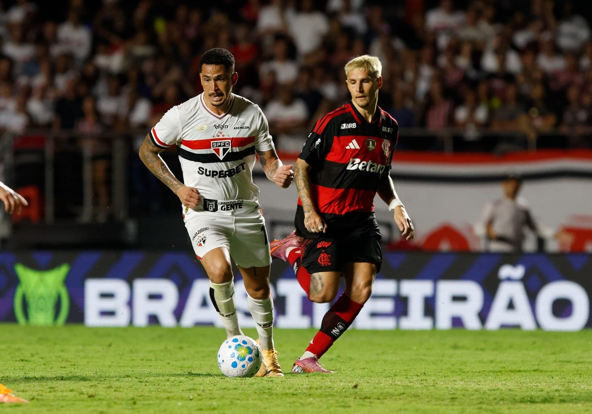 São Paulo x Flamengo no primeiro turno do Brasileirão