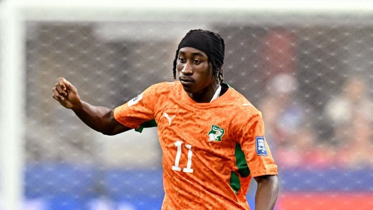 Yan Diomande disputou a Copa pela Costa do Marfim