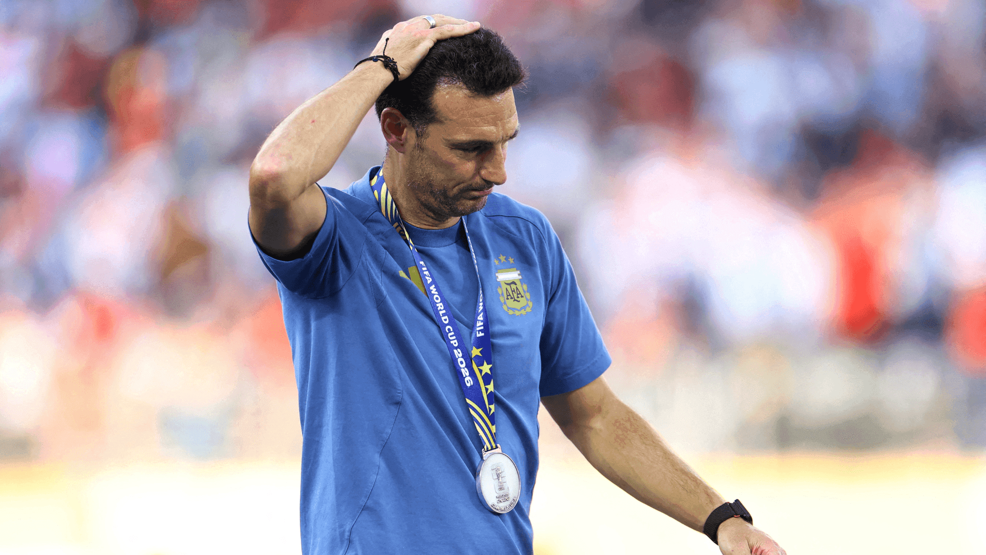 Futuro de Scaloni na seleção argentina segue em aberto