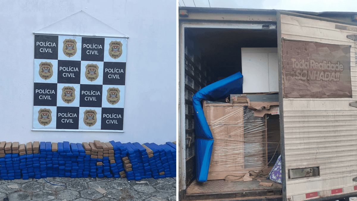 Motorista é preso com mais de 600 kg de maconha em caminhão em Caçapava