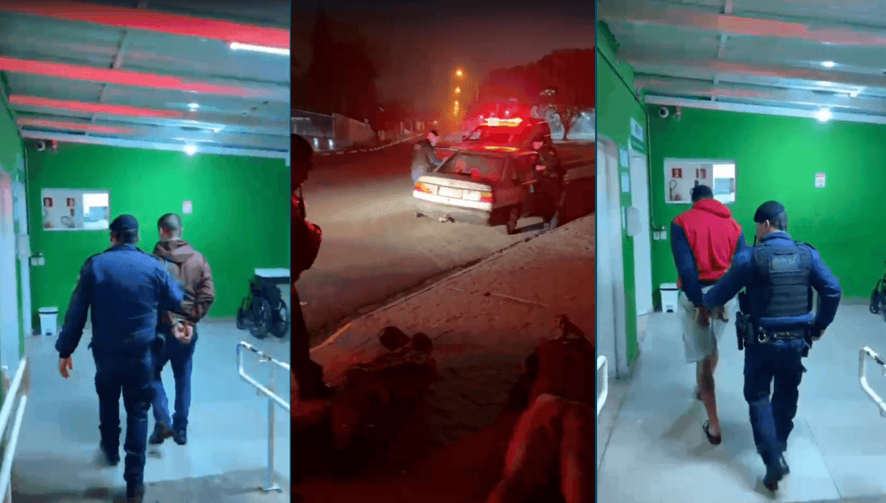 Perseguição em São Pedro termina com apreensão de drogas e três detidos