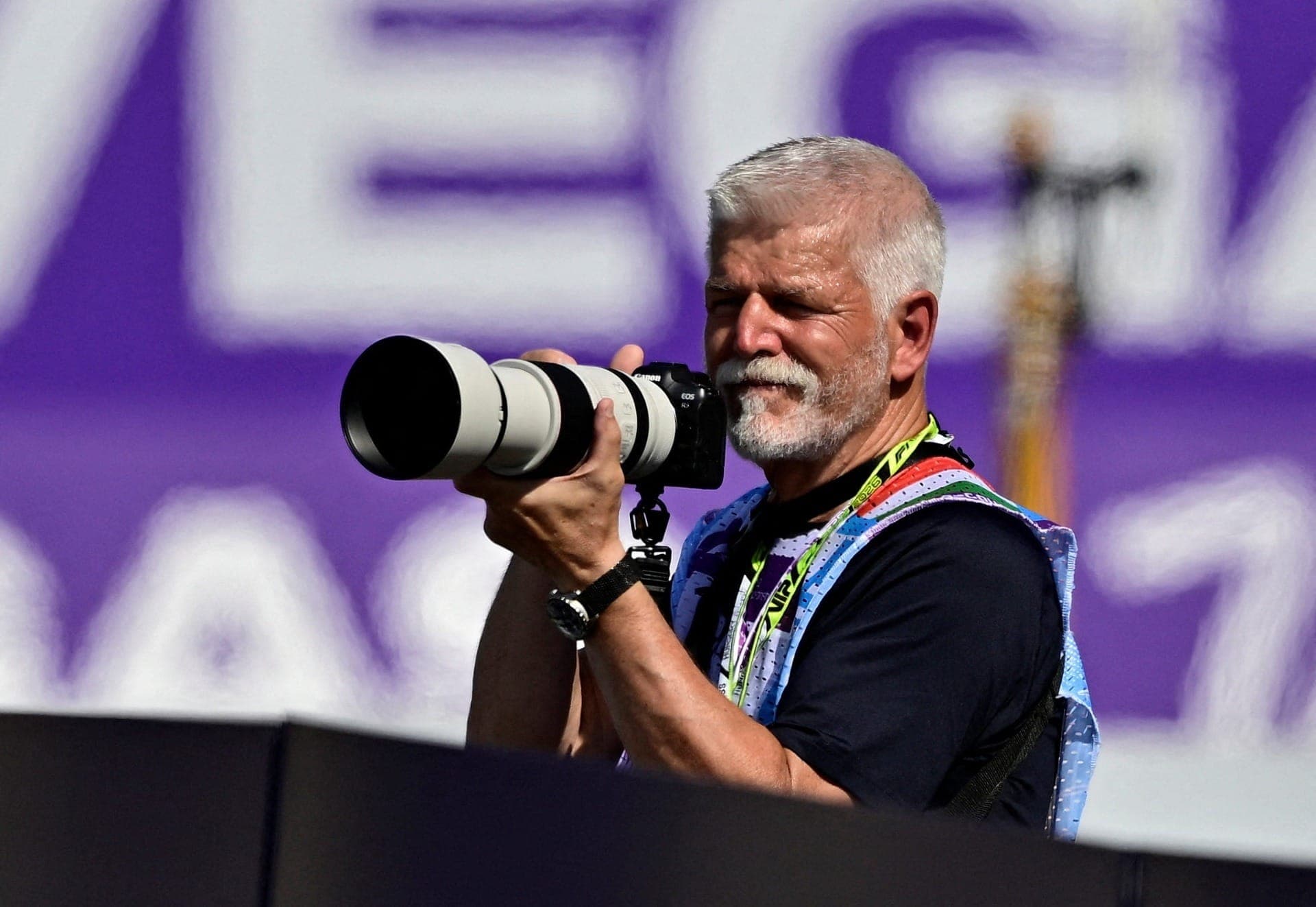 Petr Pavel, Presidente da República Tcheca, como fotógrafo no GP da Hungria